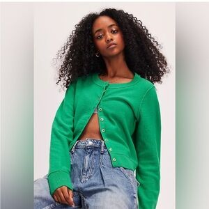 NWT Free People Nocturnal Solid Cashmere Cardi